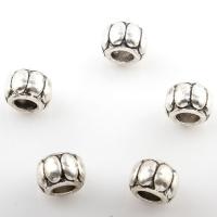 Perles intercalaires en alliage de zinc, Placage, plus de couleurs à choisir, 10*6mm Environ 4mm, Environ Vendu par sac