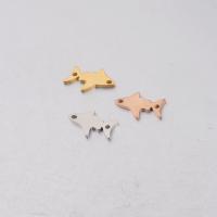 Stainless Steel Charm Connector, 304 Stainless Steel, Shark, plated, fashion jewelry & Unisex Approx 1mm 