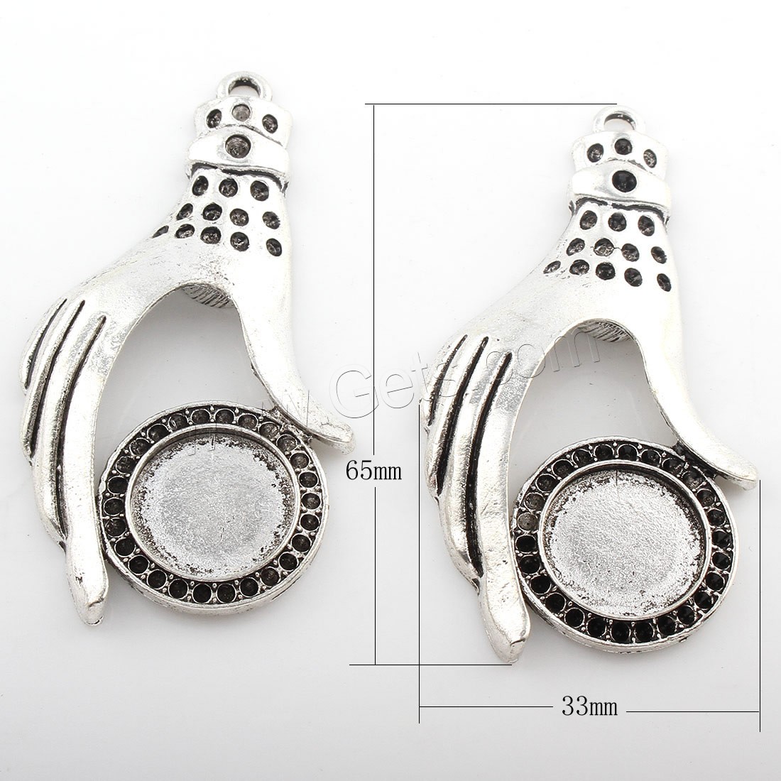 Zinc Alloy Jewelry Pendants, plated, more colors for choice, 33*65mm, Hole:Approx 3mm, Approx 32PCs/Bag, Sold By Bag