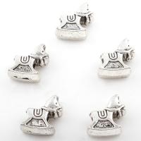 Zinc Alloy Spacer Beads, rocking horse, plated 7*15mm Approx 4mm, Approx 