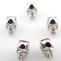 Zinc Alloy Spacer Beads, Skull, plated 7*11mm Approx 4mm, Approx 