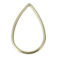 Brass Jewelry Pendants, Teardrop, gold color plated Approx 1.5mm 