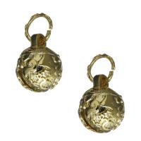 Brass Jewelry Pendants, gold color plated Approx 6.5mm 
