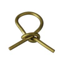 Brass Linking Ring, gold color plated 
