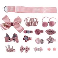 Children Hair Jewelry Set, Cloth, Gift box package & for children 30~480mm 