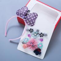 Children Hair Jewelry Set, Cloth, Gift box package & for children 80~200mm 