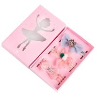 Children Hair Jewelry Set, Cloth, Gift box package & for children 80mm 
