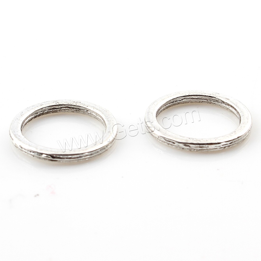 Zinc Alloy Machine Cut Closed Jump Ring, plated, more colors for choice, 15x15x2mm, Inner Diameter:Approx 13mm, Approx 500PCs/Bag, Sold By Bag