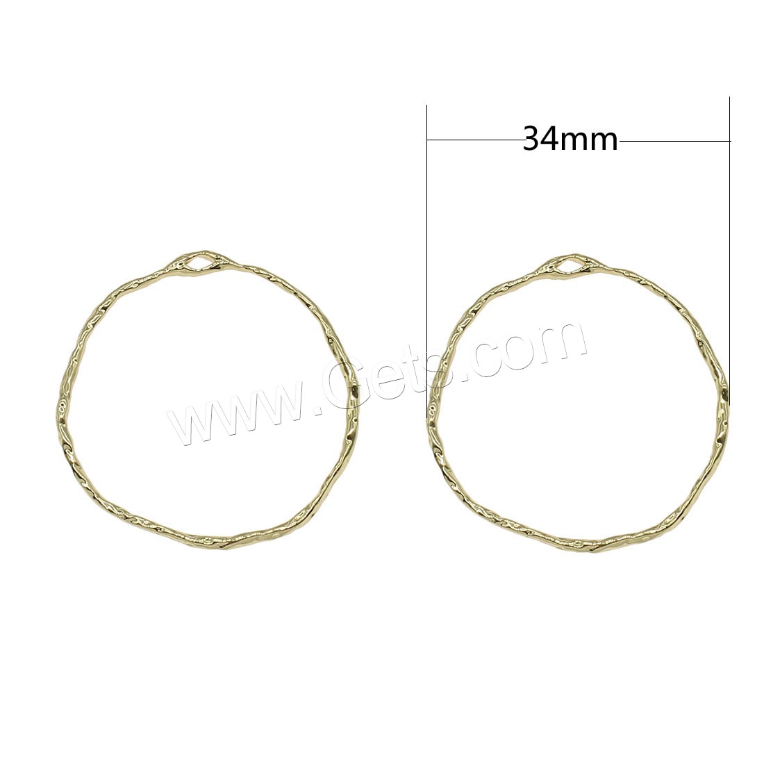 Brass Jewelry Pendants, Donut, plated, hollow, more colors for choice, 34x34mm, Hole:Approx 1.5mm, 40PCs/Bag, Sold By Bag