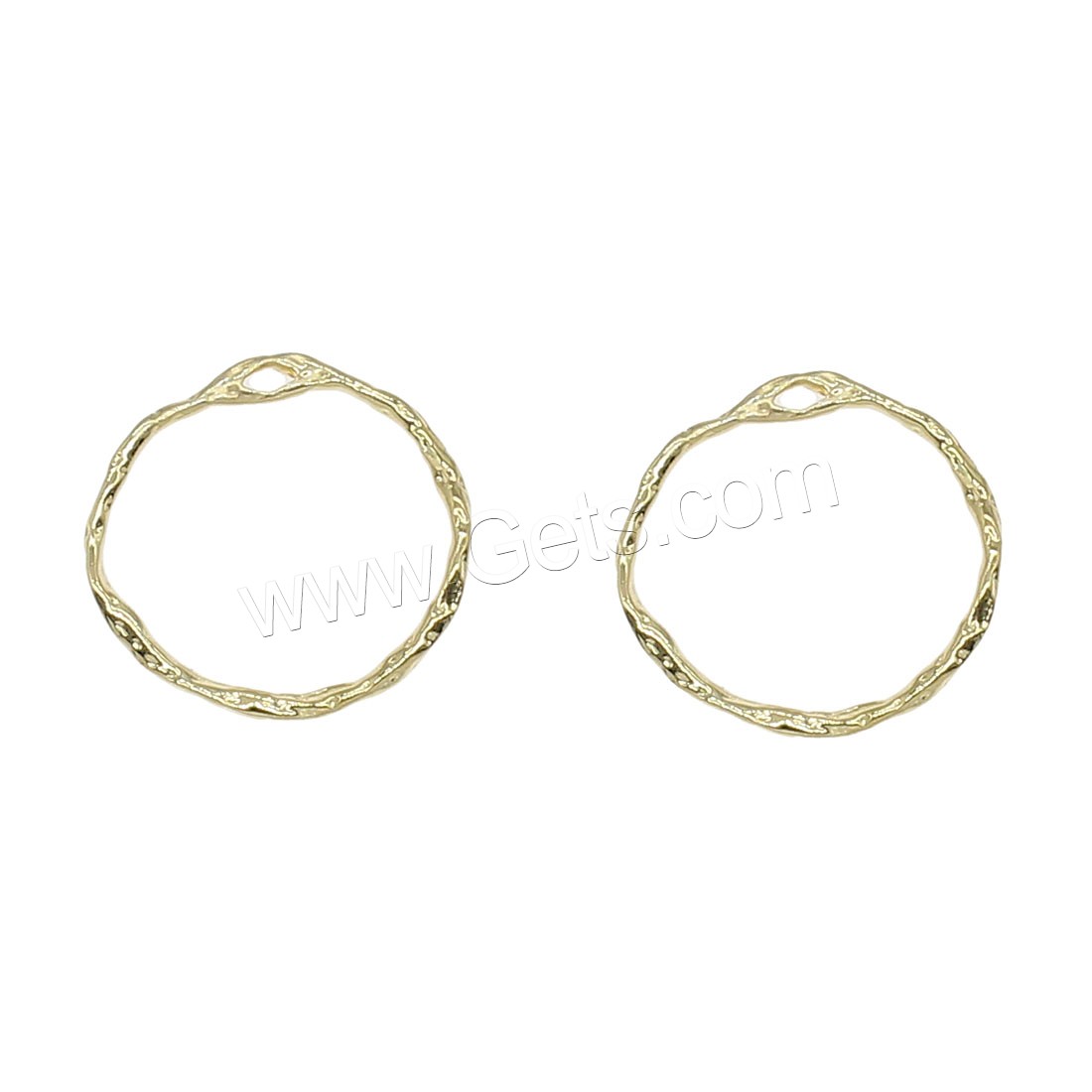 Brass Jewelry Pendants, Donut, plated, hollow, more colors for choice, 20x20mm, Hole:Approx 1.3mm, 46PCs/Bag, Sold By Bag