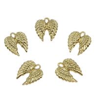 Brass Jewelry Pendants, Wing Shape, plated Approx 1.3mm 
