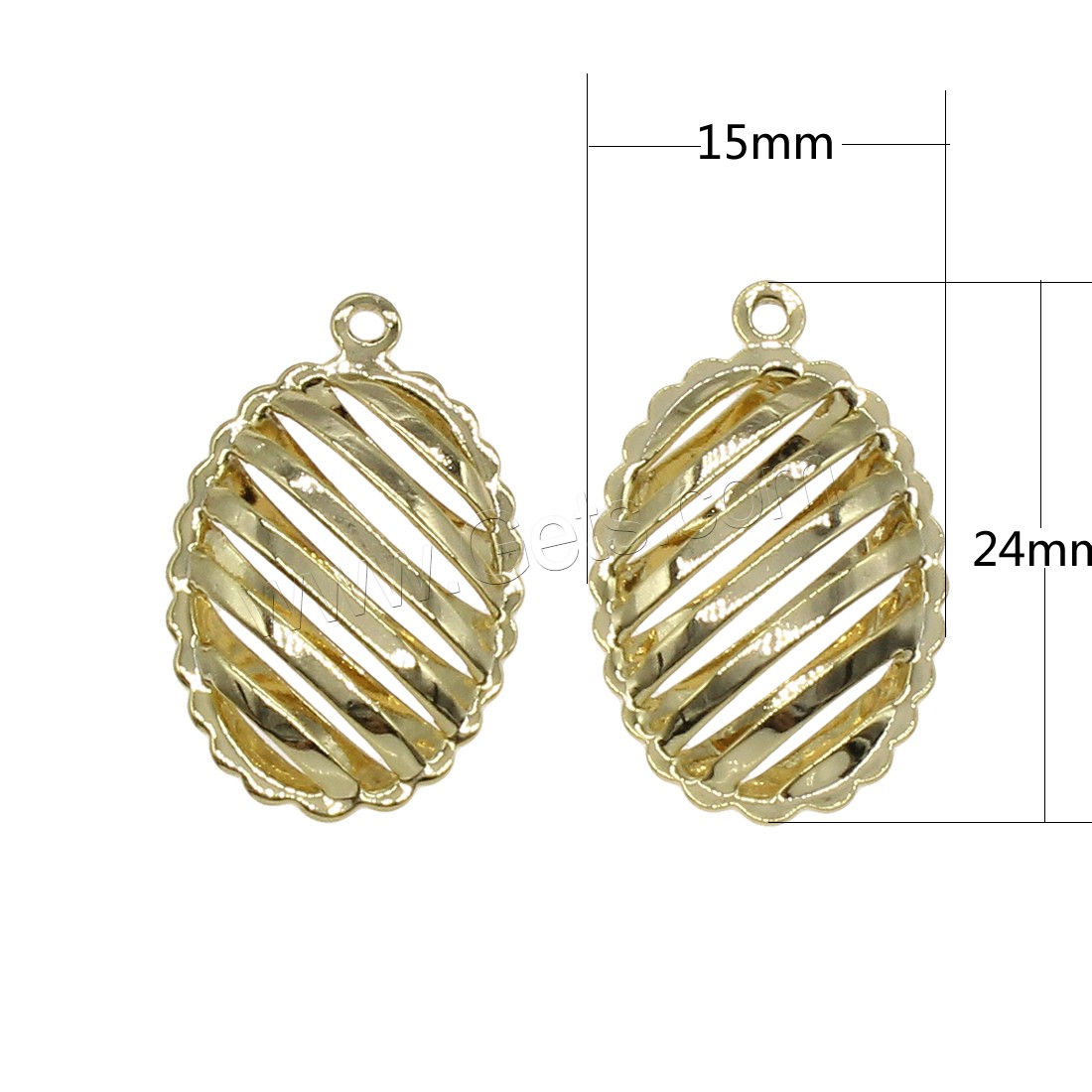 Brass Jewelry Pendants, plated, hollow, more colors for choice, 24x15mm, Hole:Approx 0.7mm, 40PCs/Bag, Sold By Bag