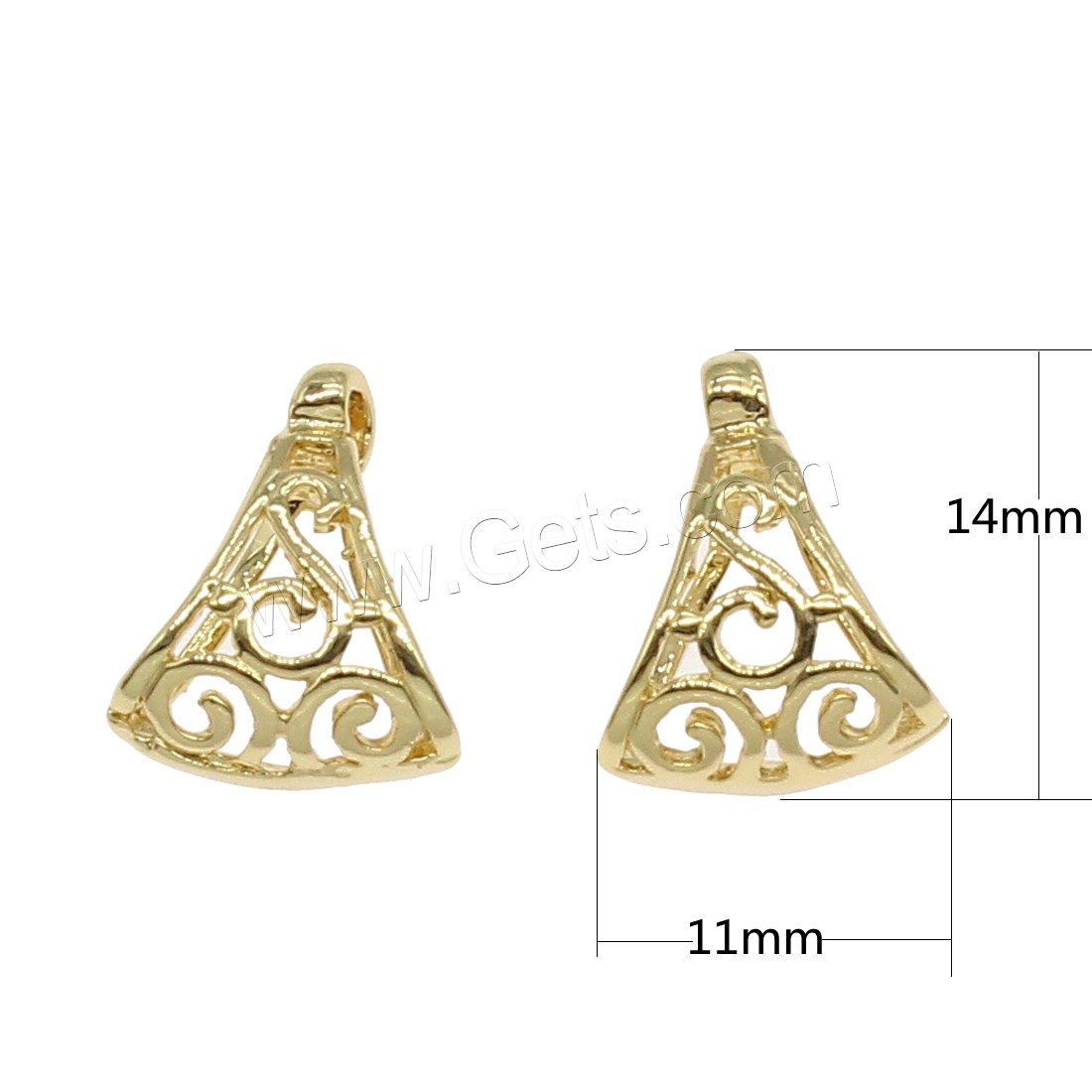 Brass Jewelry Pendants, plated, hollow, more colors for choice, 11x14mm, Hole:Approx 1.1mm, 80PCs/Bag, Sold By Bag