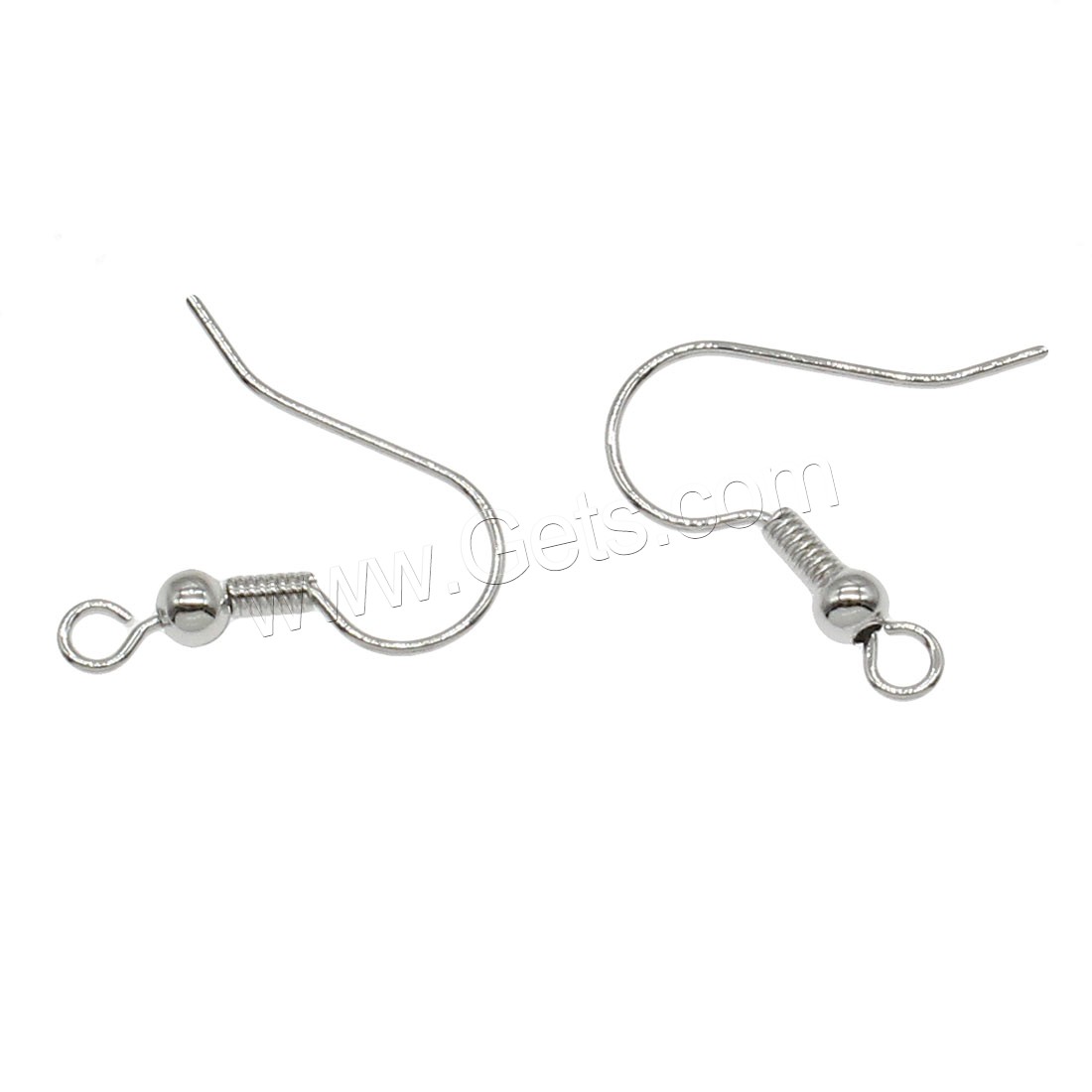 Brass Hook Earwire, plated, more colors for choice, 18x18mm, Hole:Approx 1mm, 200PCs/Bag, Sold By Bag