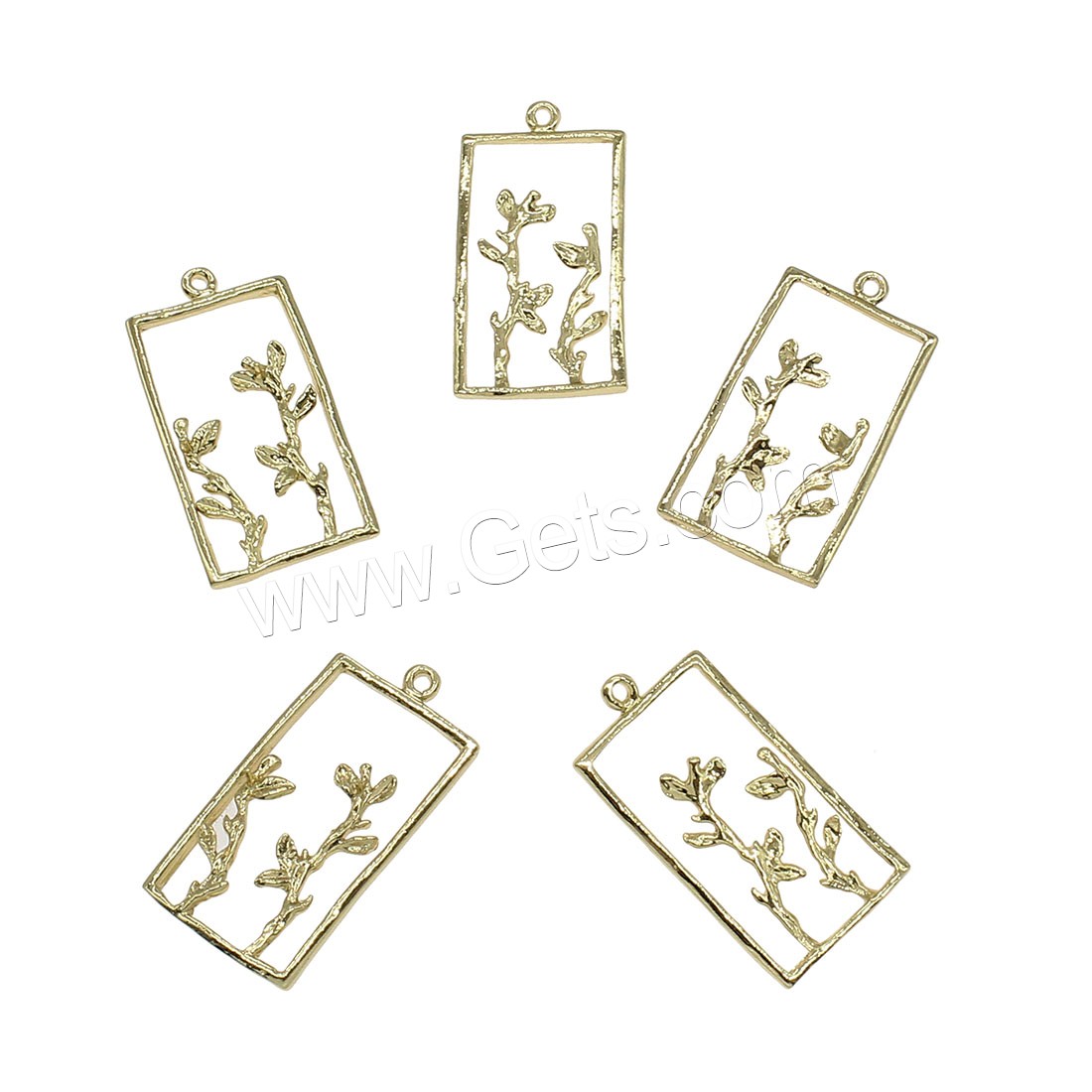 Brass Jewelry Pendants, Rectangle, plated, hollow, more colors for choice, 15x28mm, Hole:Approx 0.8mm, 50PCs/Bag, Sold By Bag