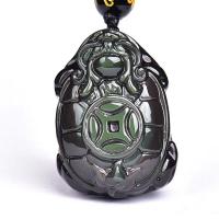 Obsidienne collier de chandail, naturel, unisexe & styles différents pour le choix, noire Environ 24 pouce, Vendu par brin
