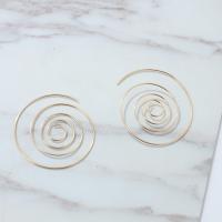 Zinc Alloy Drop Earring, plated, fashion jewelry & for woman 42mm 