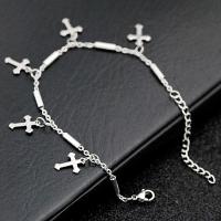Stainless Steel Charm Bracelet, with 5cm extender chain, plated, fashion jewelry & for woman, silver color .2 Inch 