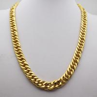 Zinc Alloy Necklace, gold color plated, fashion jewelry & for man, nickel, lead & cadmium free, 60cm 