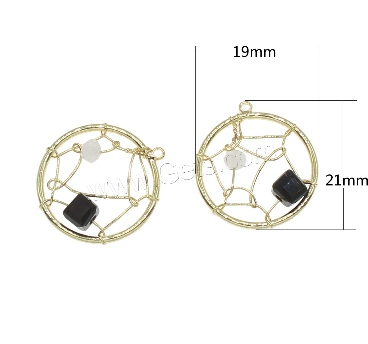 Glass Brass Pendants, with Glass, plated, hollow, more colors for choice, 19x21mm, Hole:Approx 0.5mm, 40PCs/Bag, Sold By Bag
