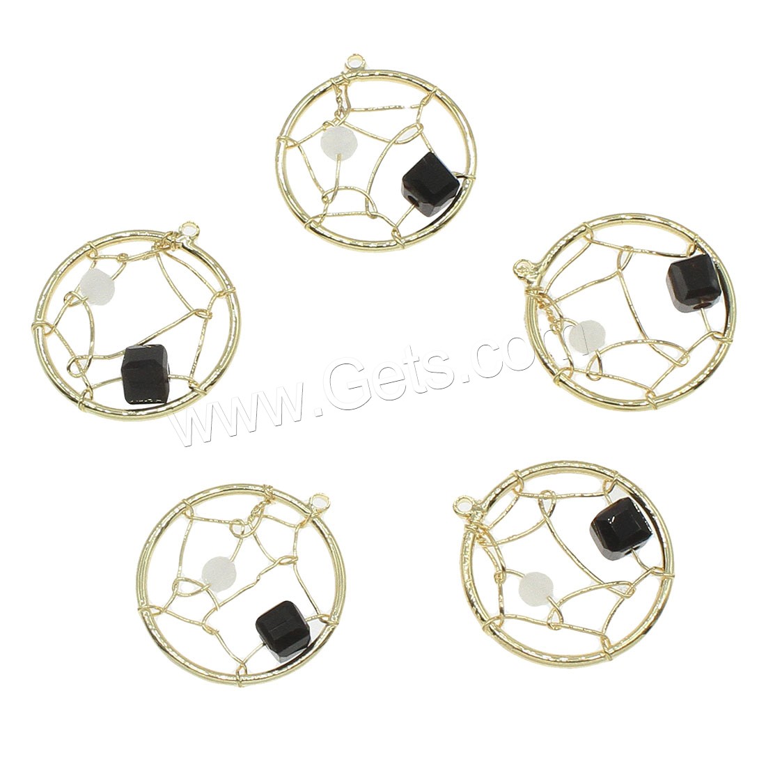 Glass Brass Pendants, with Glass, plated, hollow, more colors for choice, 19x21mm, Hole:Approx 0.5mm, 40PCs/Bag, Sold By Bag