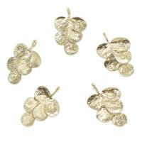 Brass Leaf Pendants, plated Approx 1mm 