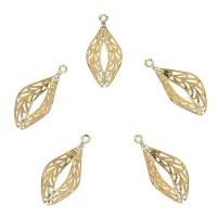 Brass Jewelry Pendants, plated, hollow Approx 1mm 