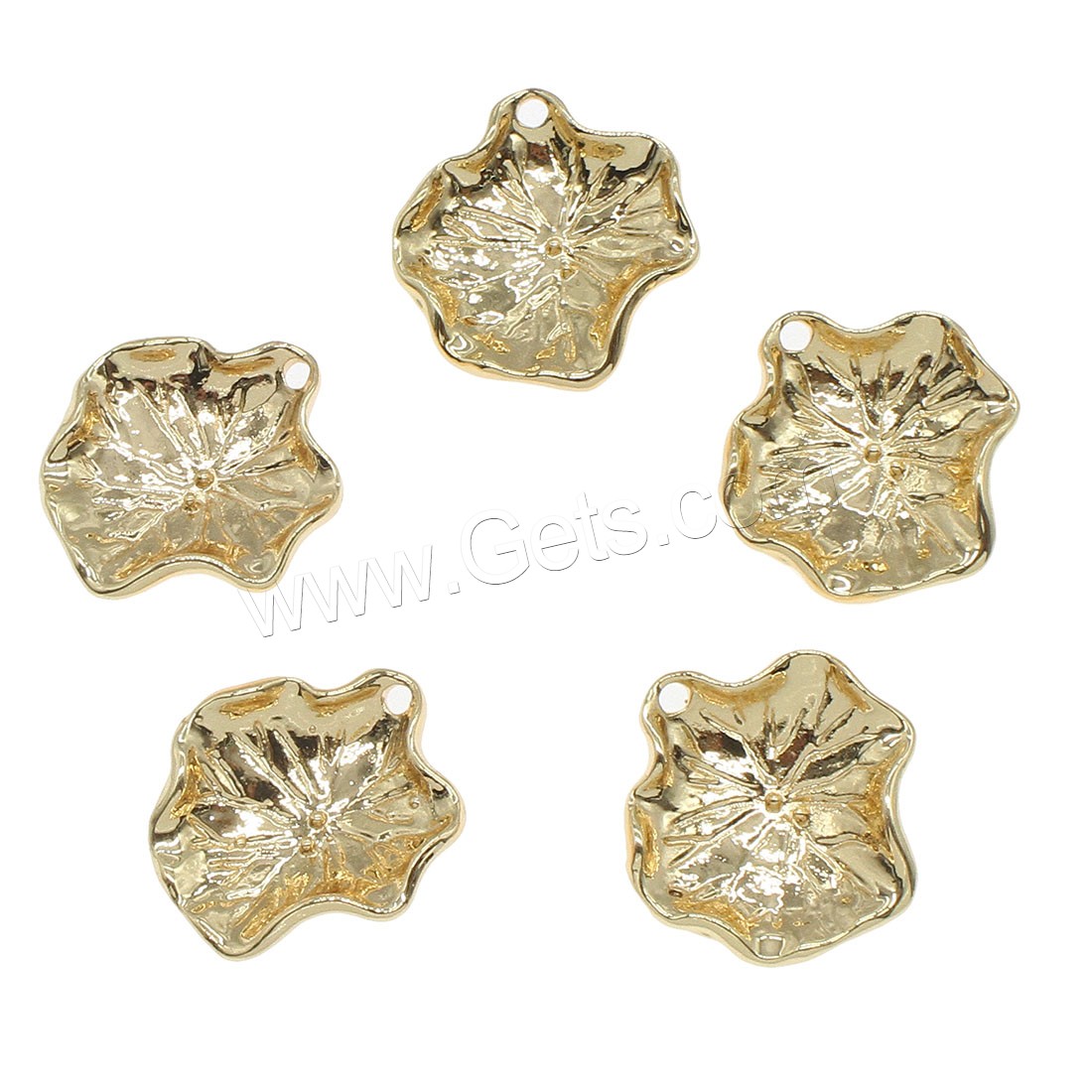 Brass Leaf Pendants, plated, more colors for choice, 19x20mm, Hole:Approx 1mm, 50PCs/Bag, Sold By Bag