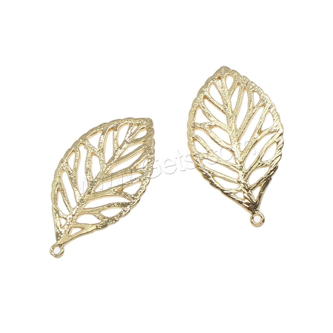 Brass Leaf Pendants, plated, hollow, more colors for choice, 23x13mm, Hole:Approx 0.5mm, 100PCs/Bag, Sold By Bag
