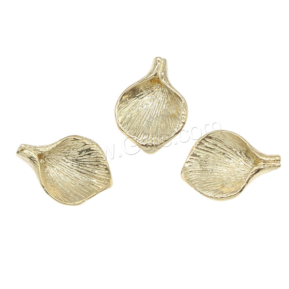 Brass Leaf Pendants, plated, more colors for choice, 12x16mm, Hole:Approx 0.5mm, 50PCs/Bag, Sold By Bag