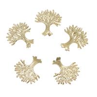 Brass Jewelry Pendants, Tree, plated Approx 0.5mm 