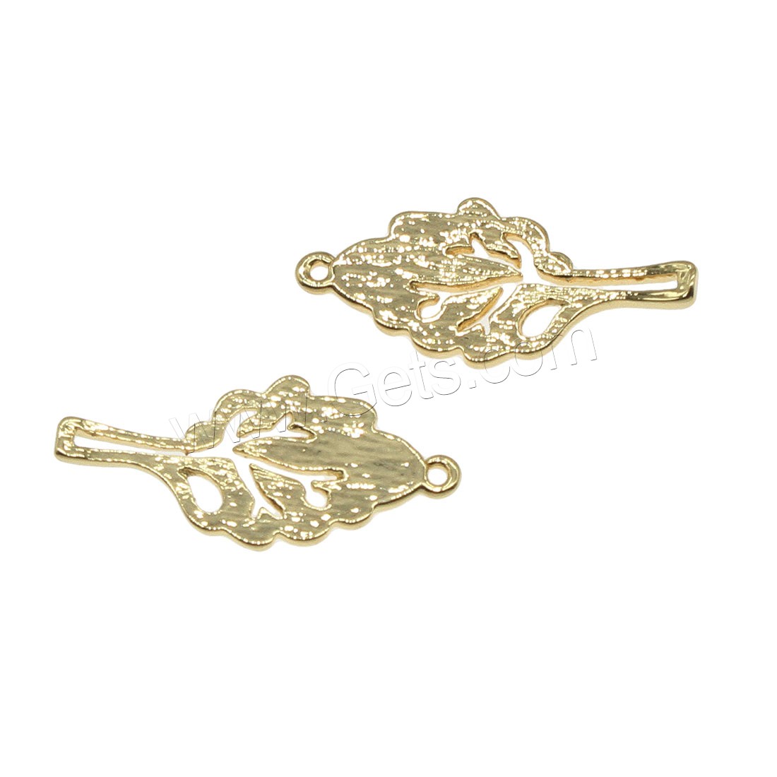 Brass Leaf Pendants, plated, hollow, more colors for choice, 10x20mm, Hole:Approx 0.5mm, 150PCs/Bag, Sold By Bag