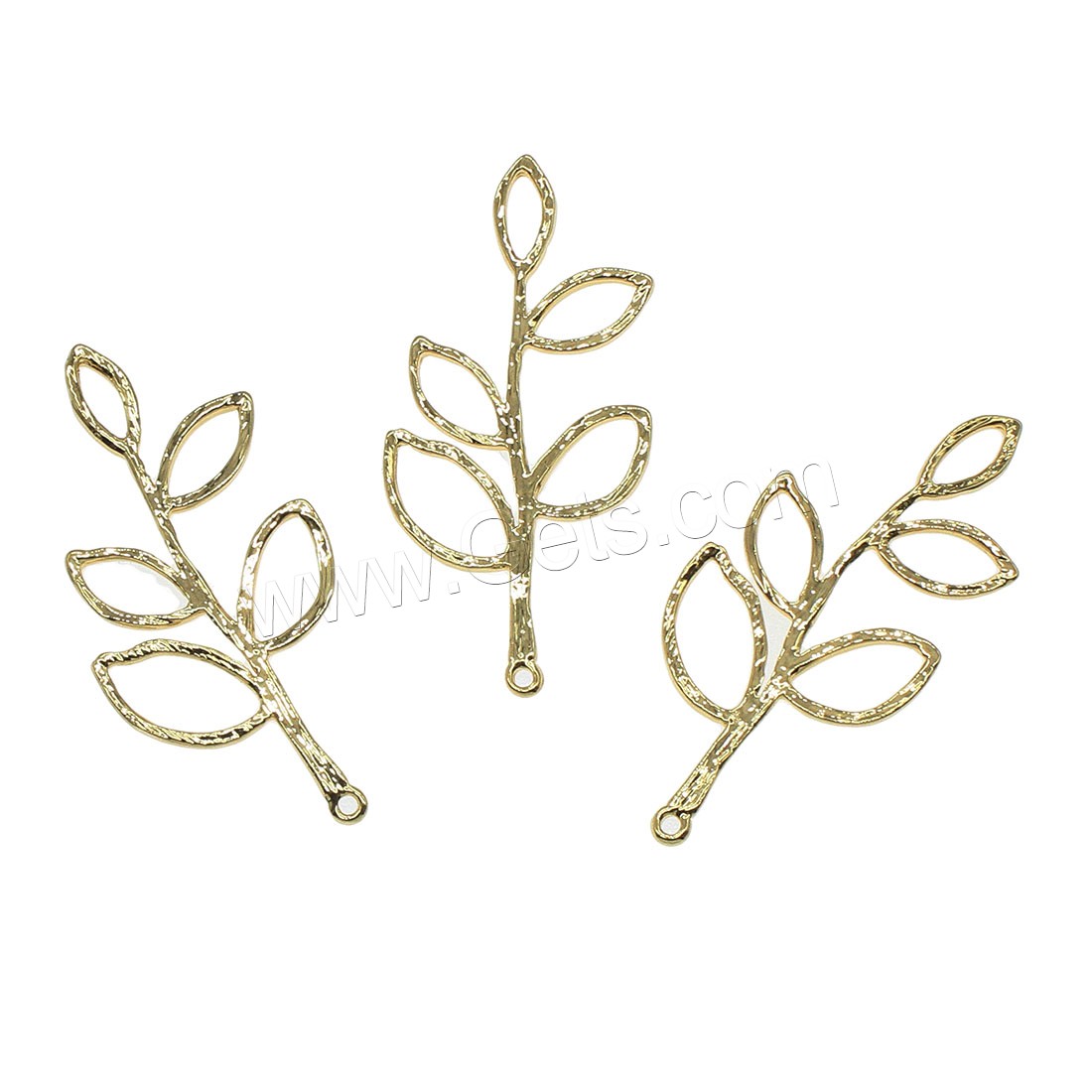 Brass Leaf Pendants, plated, hollow, more colors for choice, 18x39mm, Hole:Approx 0.5mm, 40PCs/Bag, Sold By Bag
