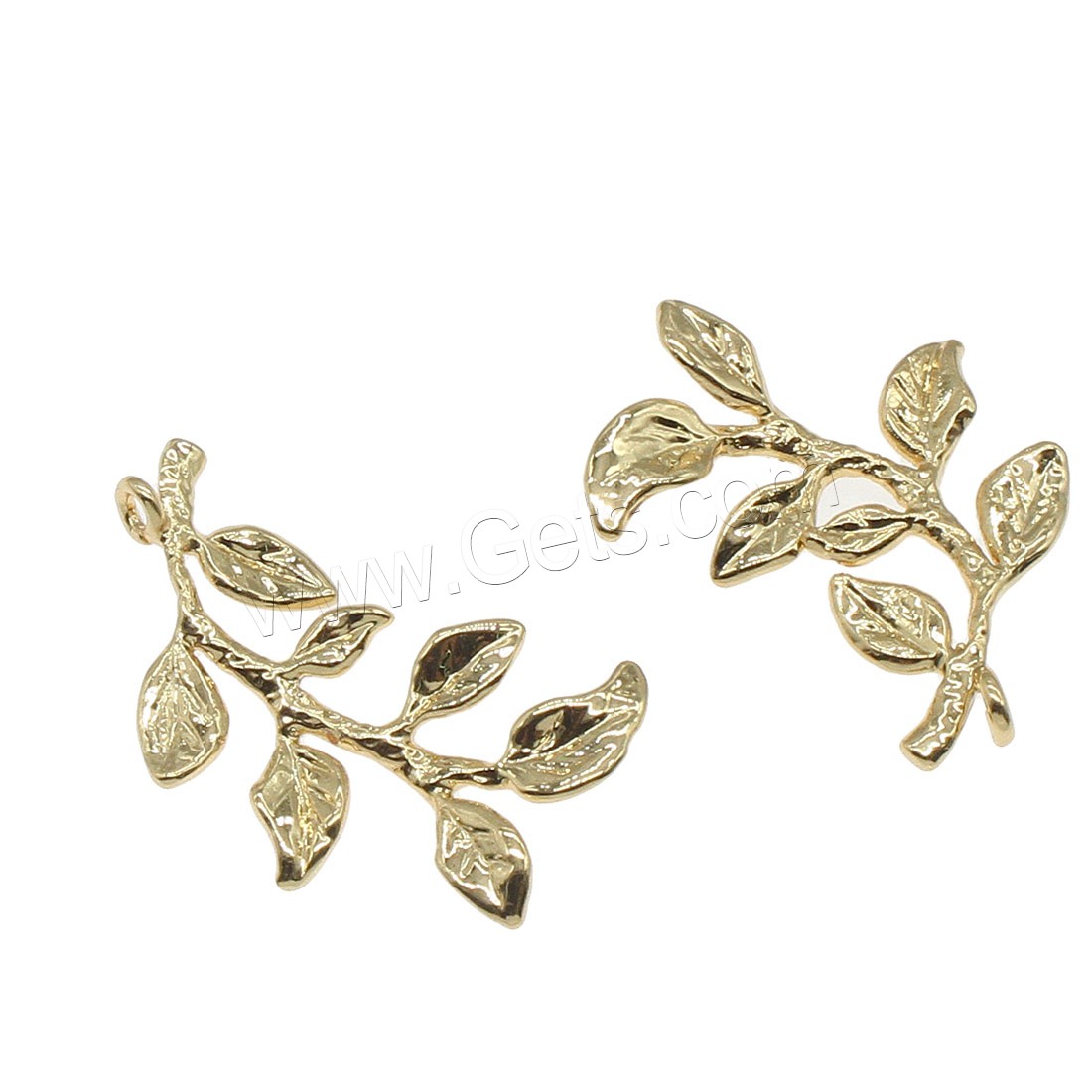 Brass Leaf Pendants, plated, more colors for choice, 15x23mm, Hole:Approx 1mm, 66PCs/Bag, Sold By Bag