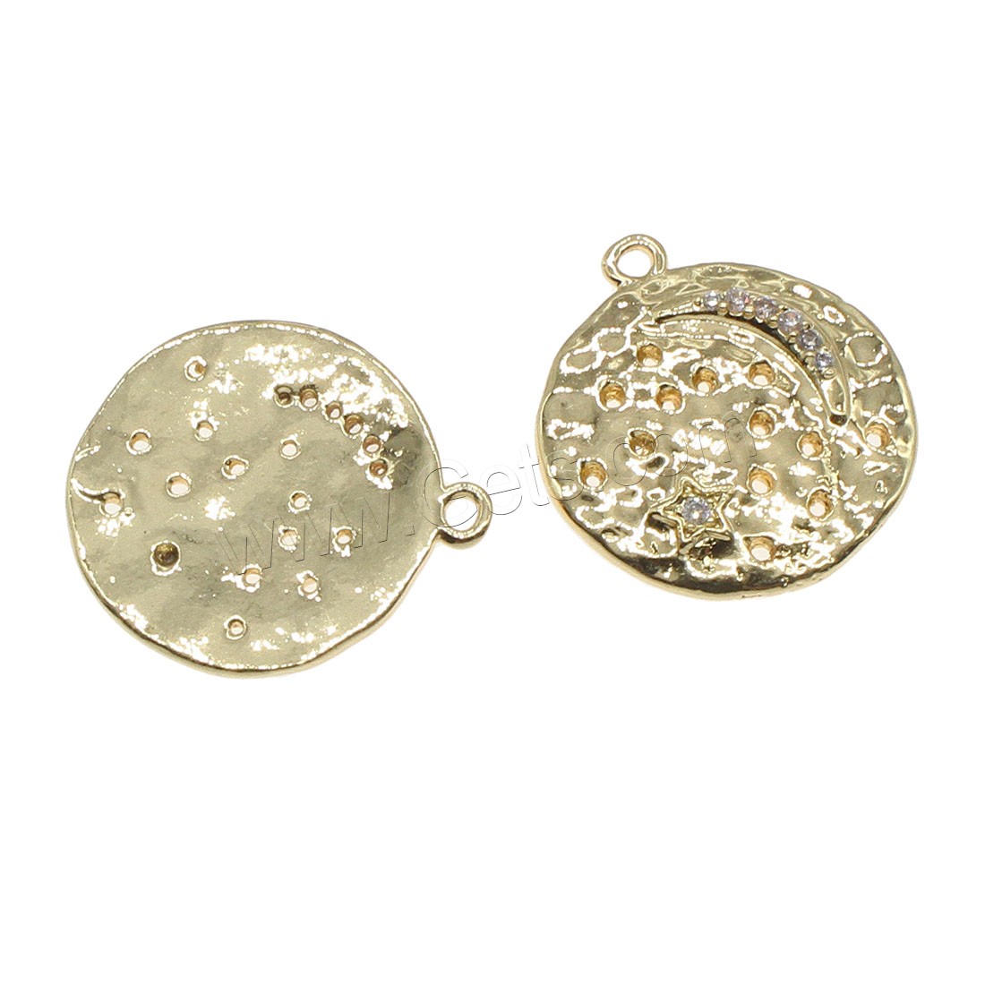 Rhinestone Brass Pendants, plated, with rhinestone, more colors for choice, 20x22mm, Hole:Approx 1mm, 50PCs/Bag, Sold By Bag