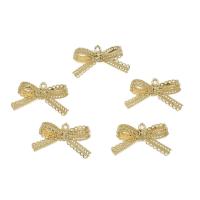 Brass Jewelry Pendants, Bowknot, plated Approx 0.5mm 
