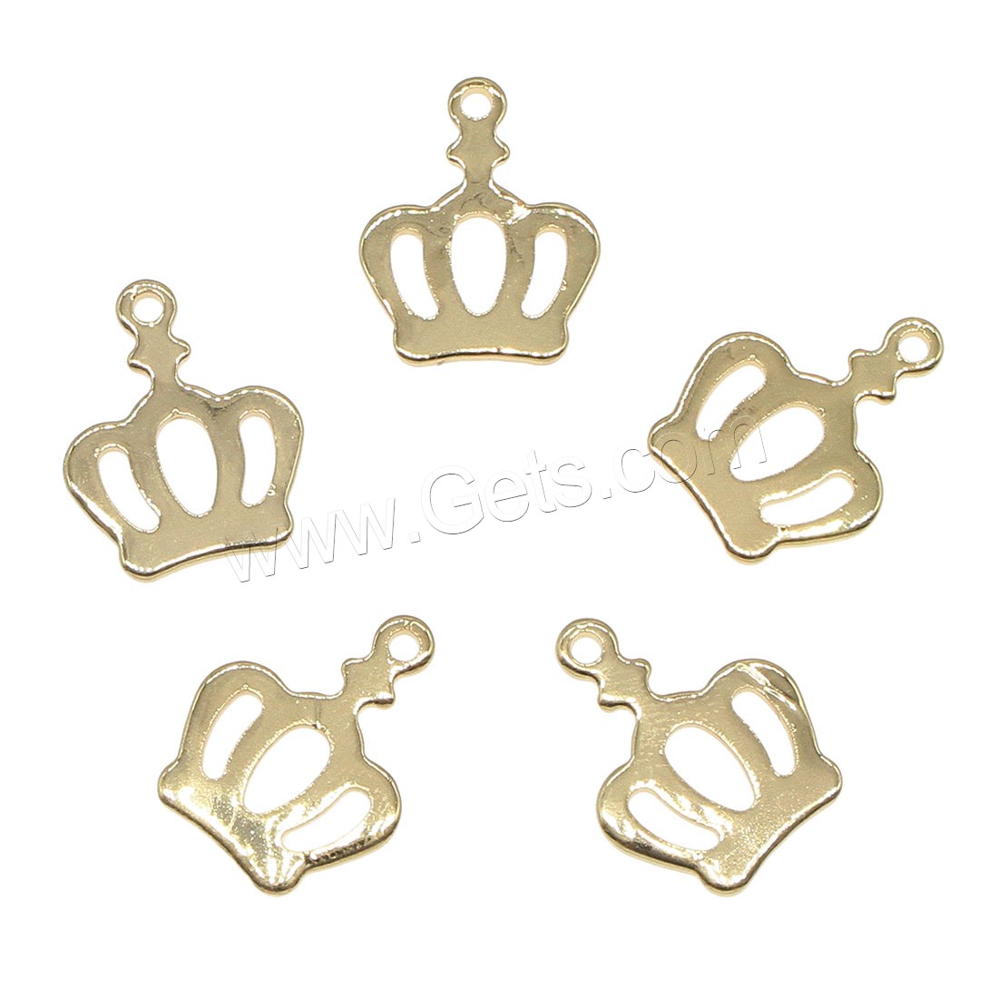 Hollow Brass Pendants, Crown, plated, more colors for choice, 11x14mm, Hole:Approx 0.5mm, 200PCs/Bag, Sold By Bag