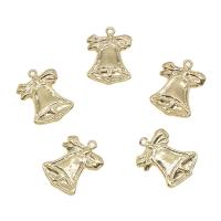 Brass Jewelry Pendants, Christmas Bell, plated Approx 0.5mm 