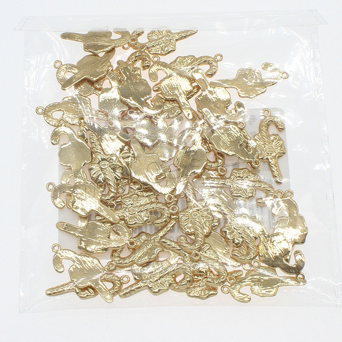 真鍮ジュエリーペンダント, 銅, メッキ, 無色, 21x9mm, 穴:約 0.5mm, 50パソコン/バッグ, 売り手 バッグ