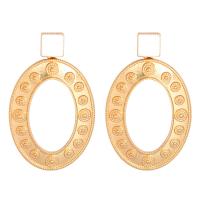 Zinc Alloy Drop Earring, fashion jewelry & for woman, golden 