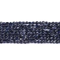 Blue Goldstone Beads, polished, DIY, blue Approx 15 Inch, Approx 