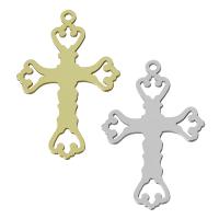 Stainless Steel Cross Pendants, plated Approx 1.5mm 
