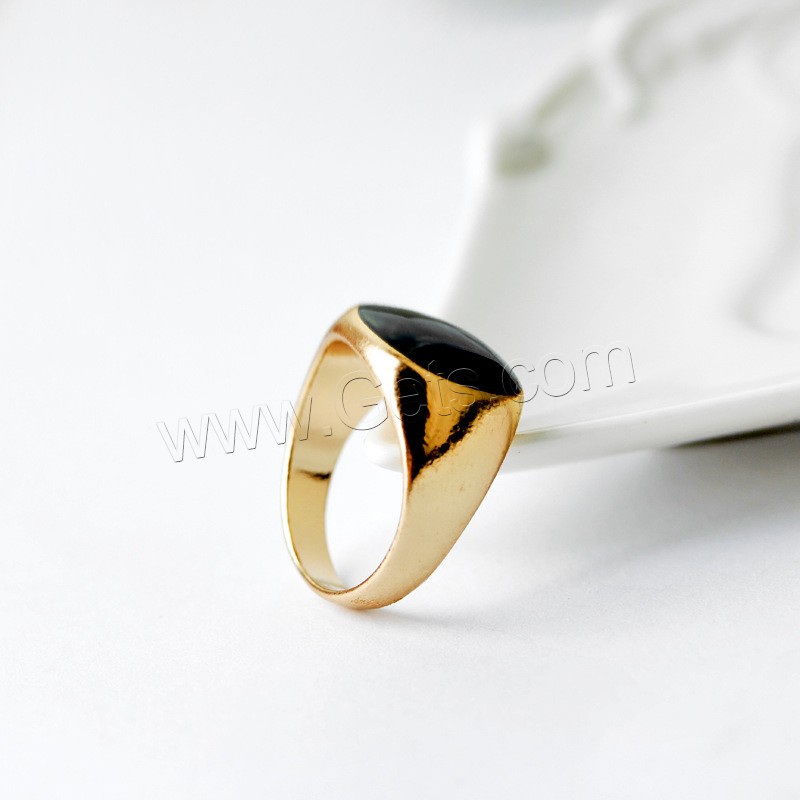 Zinc Alloy Finger Ring, plated, different size for choice & for man & enamel, more colors for choice, Sold By PC