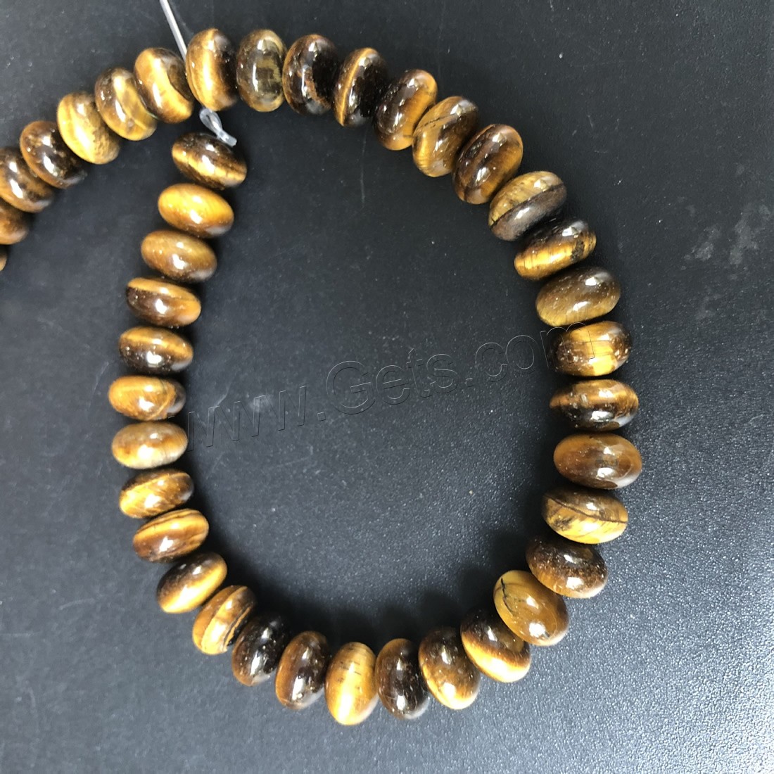 Tiger Eye Beads, polished, DIY & different size for choice, yellow, Length:Approx 15 Inch, Sold By Strand