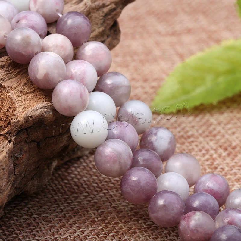 Perles lilas, Rond, poli, DIY & normes différentes pour le choix, violet, Longueur:Environ 15 pouce, Vendu par brin