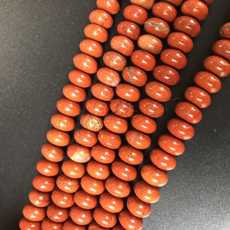 Red Jasper Bead, Abacus, polished, DIY & different size for choice, Length:Approx 15 Inch, Sold By Strand