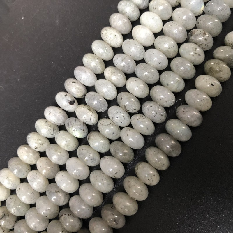Labradorite Beads, polished, DIY & different size for choice, white, Length:Approx 15 Inch, Sold By Strand