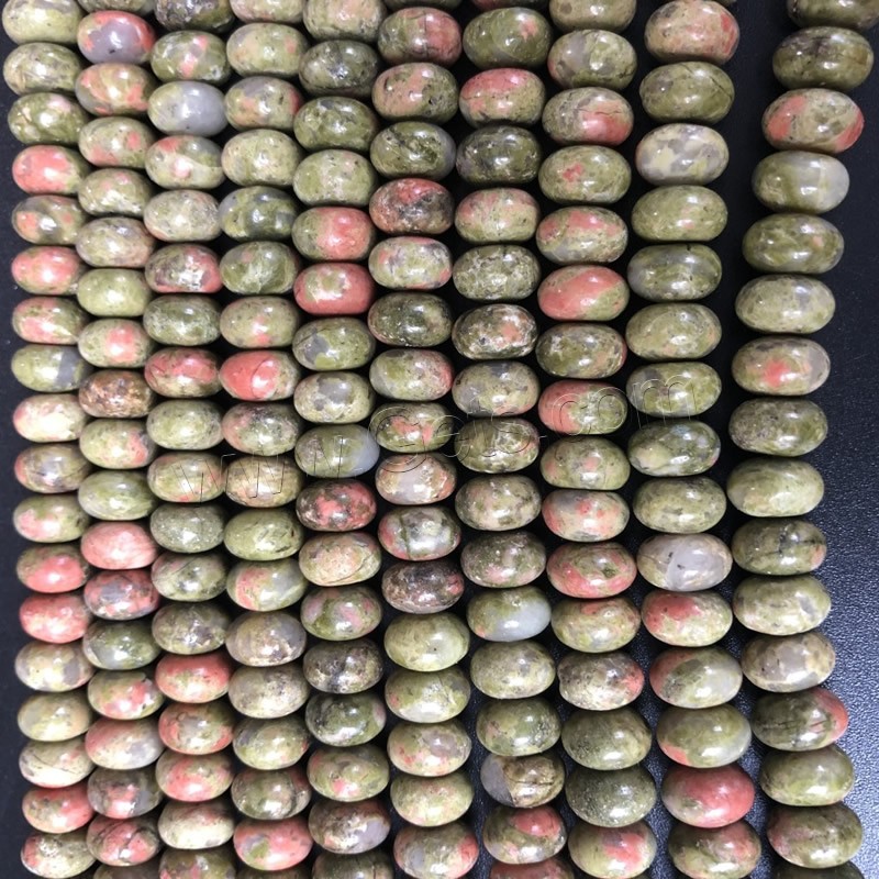 Бусины из Унакита, унакит, полированный, DIY & разный размер для выбора, длина:Приблизительно 15 дюймовый, продается Strand