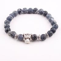 Gemstone Bracelet, plated, fashion jewelry & for man Approx 7 Inch 