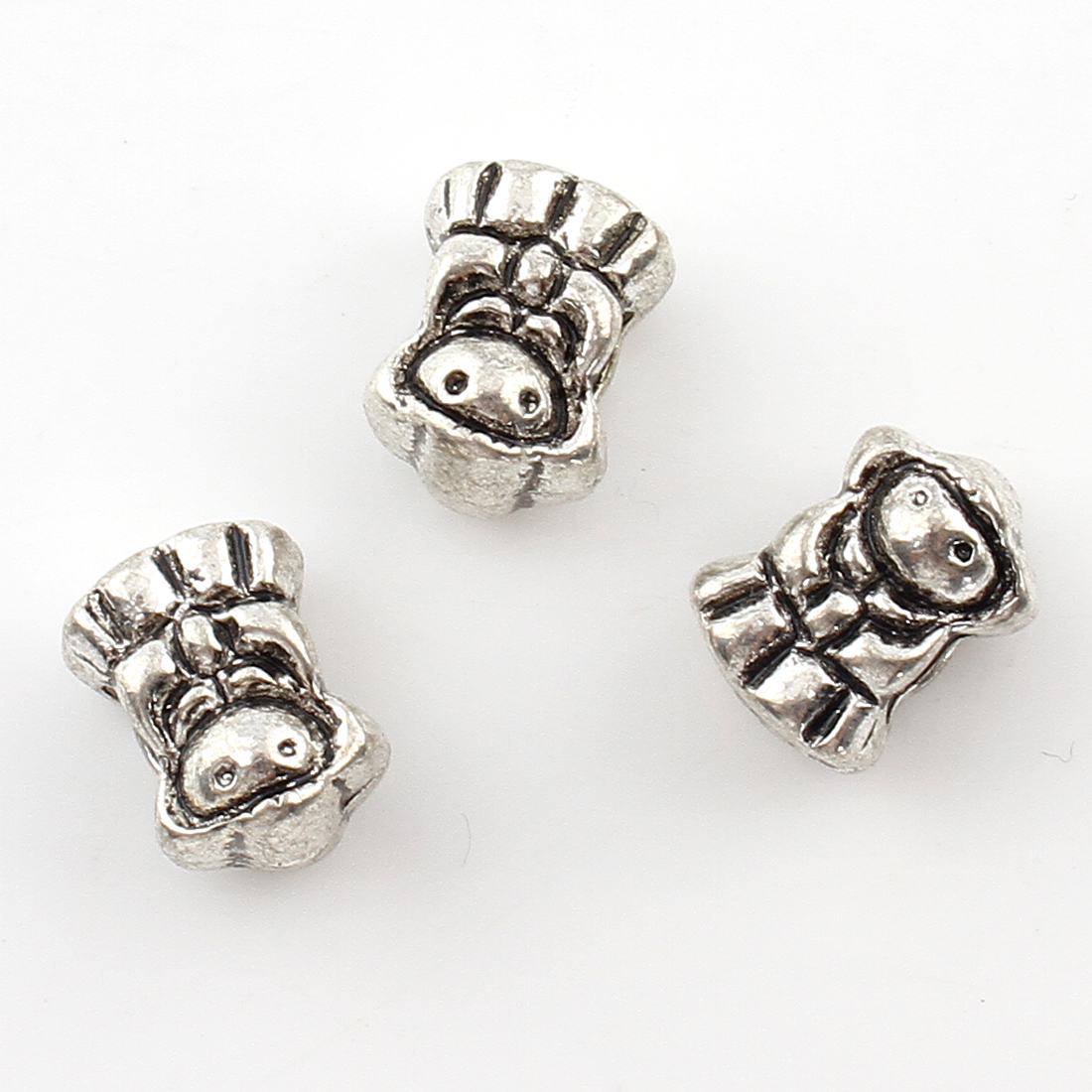 Zinc Alloy Jewelry Beads, plated, more colors for choice, 9x13x10mm, Hole:Approx 5mm, Approx 125PCs/Bag, Sold By Bag